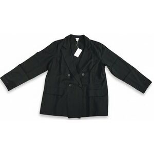 NWT A New Day Black Blazer Jacket Women's Size Large